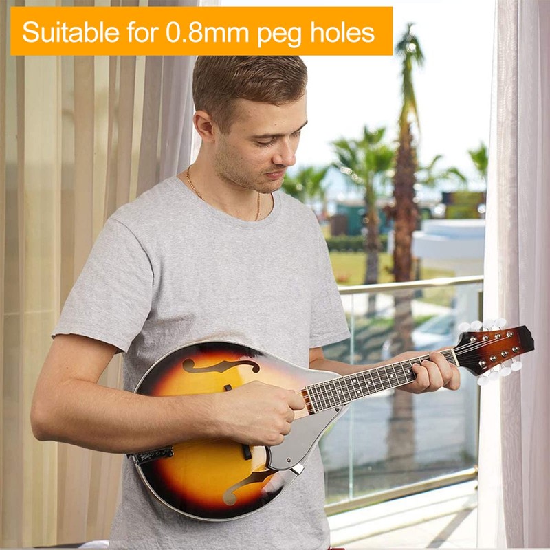 Dilwe 4L4R Machine Heads, String Tuners for 8 String Mandolin