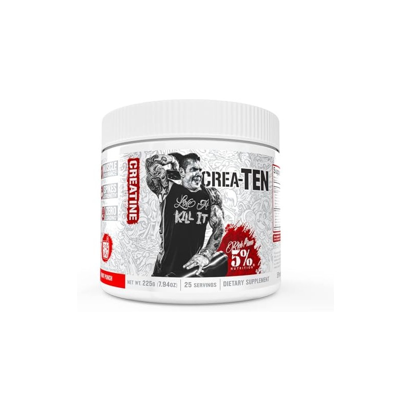 5% Nutrition CreaTEN Creatine Complex + Accelerators | Flavored Creatine