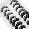 Healeved 3sets False Eyelashes Natural Look Lash Extensions Kit 7pairs*3