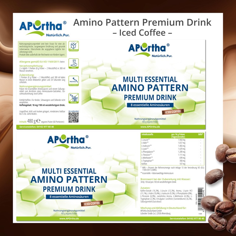APOrtha® Multi Essential Amino Pattern Premium Drink - 480 g