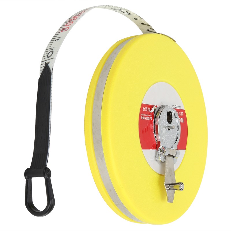 Tape Measure Glass Fiber Flexible Ruler Disc Shape Industrial Measuring