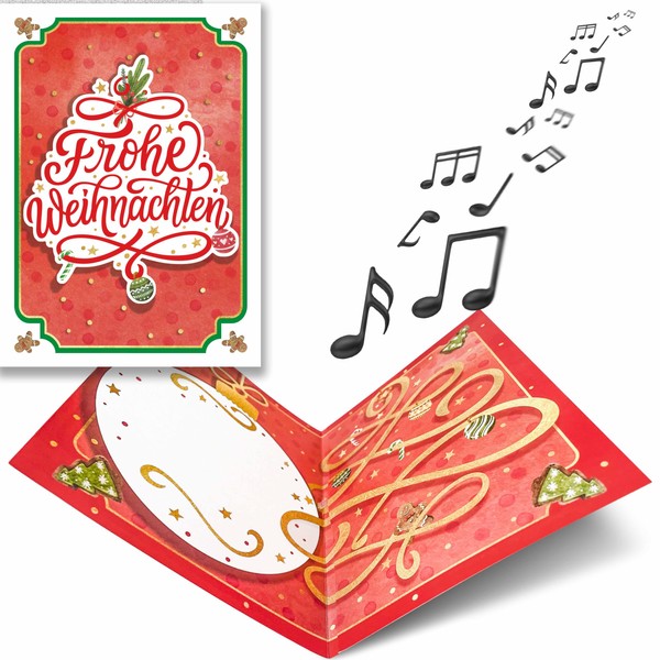 bentino Music Christmas Card All I Want for Christmas with