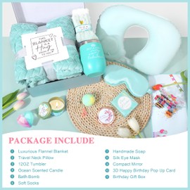 HSOEIXL Birthday Gifts for Women Birthday Gifts Ideas Womens Gift for Birthday Box for Women Happy Birthday Gifts Basket for Friends Female Sister Coworker Her Wife Girlfriend