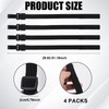 4 PCS Wheelie Trash Bin Can Lid Lock for Animals,