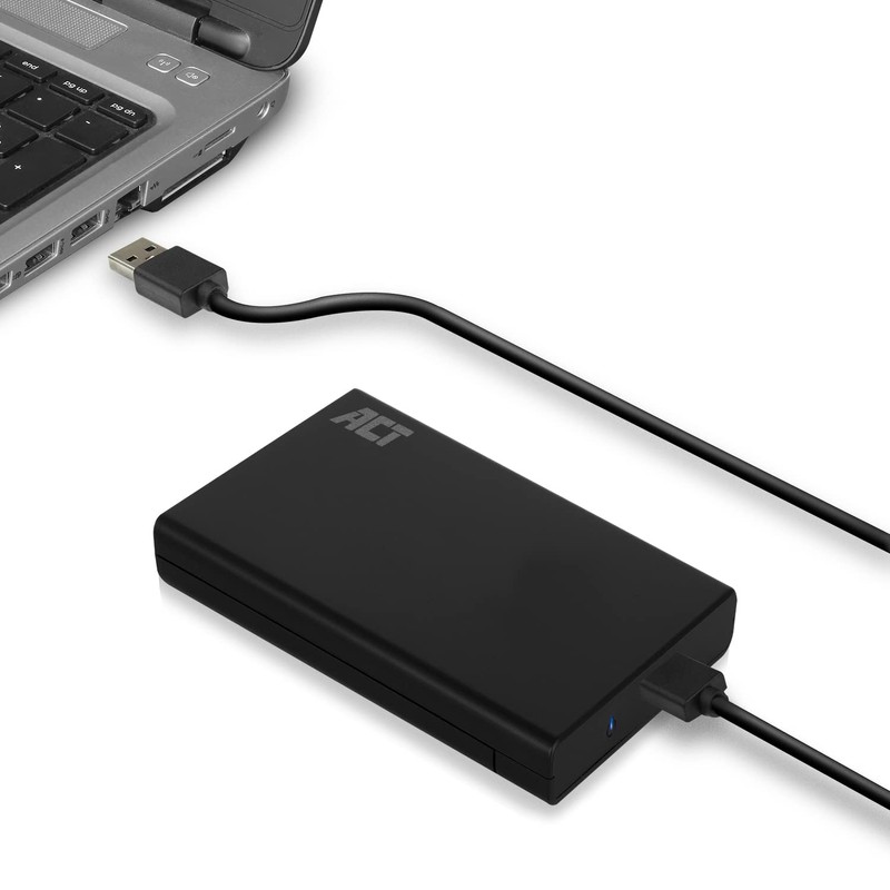 ACT 2.5 Inch Hard Drive Enclosure External SATA HDD/SSD 9.5mm
