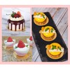 YYaaloa 300 Pcs 3 Inch Mini Cake Boards Mousse Cupcake