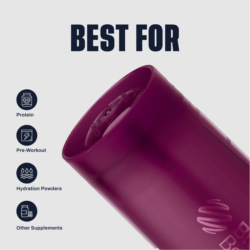 BlenderBottle Classic V2 Shaker Bottle Perfect for Protein Shakes and