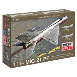 Minicraft MiG-21 USSR with 2 Marking Options Model Kit,1/144 Scale