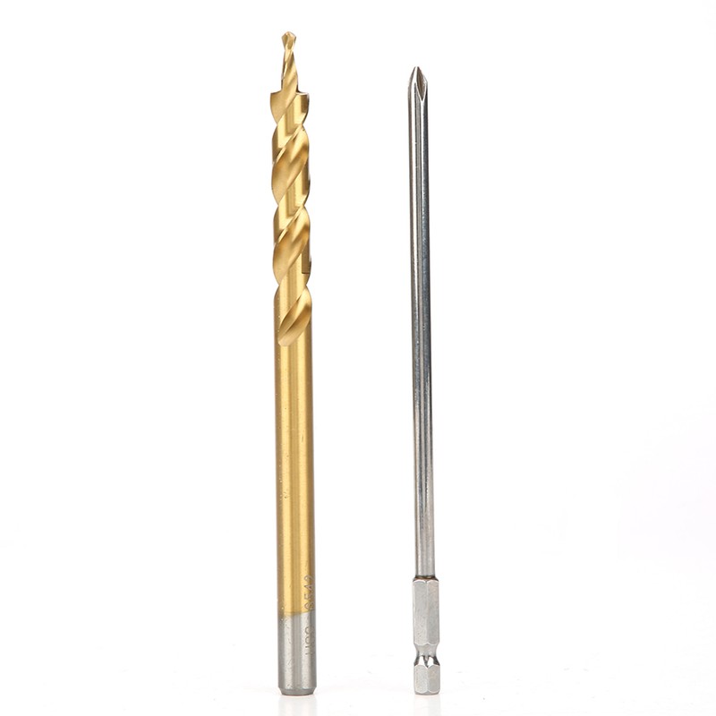 Pocket Hole Drilling Kit Woodworking Oblique Drill Guide Set Positioner