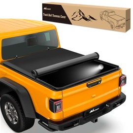 Nilight Soft Roll Up Truck Tonneau Cover Compatible with Gladiator JT 2020 2021 2022 2023 2024,5ft Truck Bed Cover
