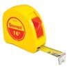 Starrett KTS34-16-N ABS Plastic Case Yellow Measuring Pocket Tape, English