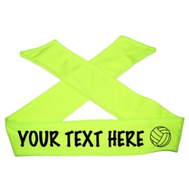 Violet Victoria & Fan Star Volleyball TIE Headband - Design Your OWN Headband - Non Sparkle Letters!