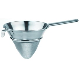 APS 88717 High-Gloss Polished Stainless Steel Pointed Sieve with Wire Pile Diameter 24 x 19 x 24 cm