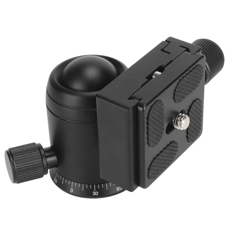 Panoramic Ball Head 360 Degree Rotating 3/8in Thread Metal Tripod