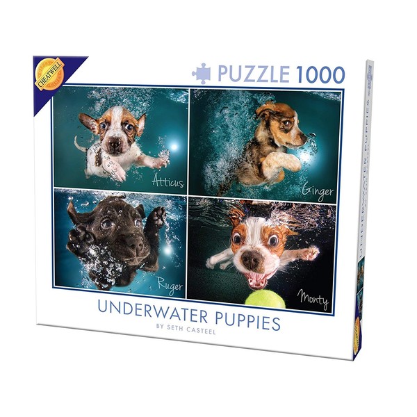 Cheatwell Games 28224 Underwater Puppies Jigsaw Puzzle (1000-Piece)