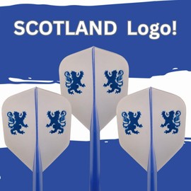 Mr Bundles Integrated Dart Flight And Shaft, Medium | Pack Of 3 | Precision Moulded 2-In-1 Dart Flights And Dart Stem | Professional Dart Accessories (Scotland)