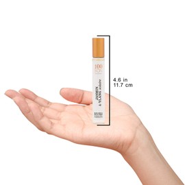 100 BON Solaire Delicate & Luminous Organic 100% Natural Floral Fragrance with Bergamot, Jasmine, Ylang-Ylang, Mint & Coconut for Women & Men, 0.5 Fl Oz