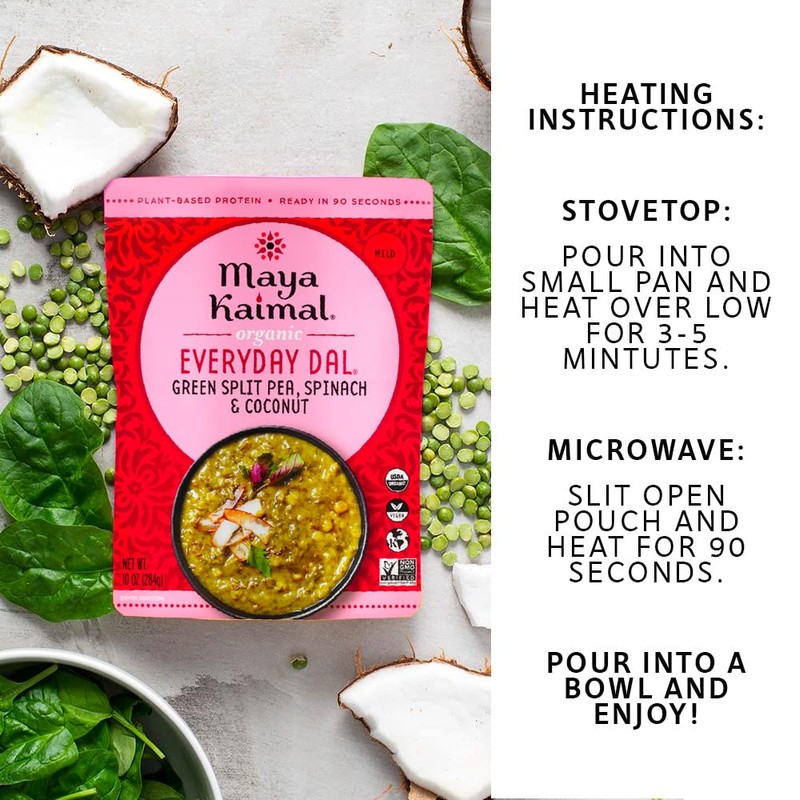 Maya Kaimal Foods - Organic Indian Everyday Dal - Variety