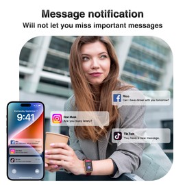 Health Fitness Tracker, Smart Watches for Women Men with 24/7 Heart Rate/Blood Pressure/Blood Oxygen Monitor, Sleep Tracker, Calories&Step Counter, IP68 Waterproof Activity Trackers for Android&iPhone