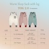 Toddler Sleep Sack with Feet (3-6 Year) Fleece 4-seasons Baby