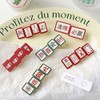 12Pcs text mahjong hairpin mahjong barrettes mahjong party favors mahjong