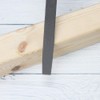 KALIM Flat Medium Cut File, Double Cut Teeth, 6'' Length,