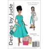 Designs by Jude Going Shopping Doll Clothes Sewing Pattern for
