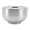 Stainless Steel Bowl 2 Layer Rustproof Thermal Insulation for Rice