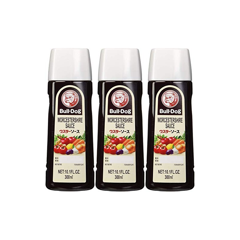 Bull-Dog Worcestershire Sauce 10.1 Fl. Oz. (3 Bottles)