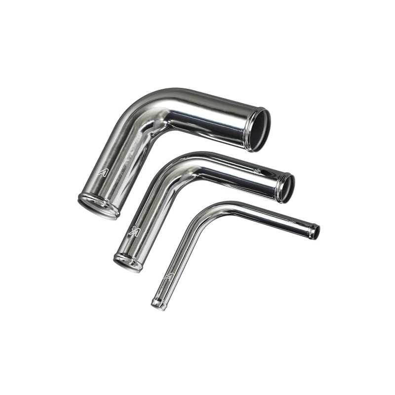 57mm (2.25 Inch) OD Aluminium Intercooler Pipe Universal 90 Degree
