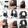 HEARFALCOM Dual Communication COMTA III Tactical Headset with PTT Adapters