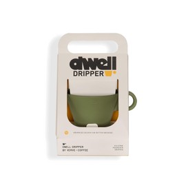 Verve Dwell Dripper Pour Over Coffee Maker Set, Non-Electric Coffee Dripper, Manual Brew Maker (Green)