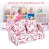 Doll Sofa, Dollhouse, Mini, Dollhouse Sofa for 12 Inch for