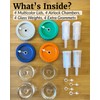 Elementi Mason Jar Fermentation Kit - Set of 4 Easy