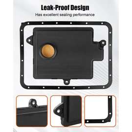 Automatic Transmission Filter Kit Fit for Nissan Titan XD 5.0L 2016 2017 2018 2019, Oil Pan Gasket Set Replace 31728-EZ00A 31728EZ00A