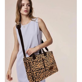 VogAphro Large Canvas Tote Bag for Women Work Tote Bags with Pockets Laptop Crossbody Purses Everyday Bag Handbags for Travel