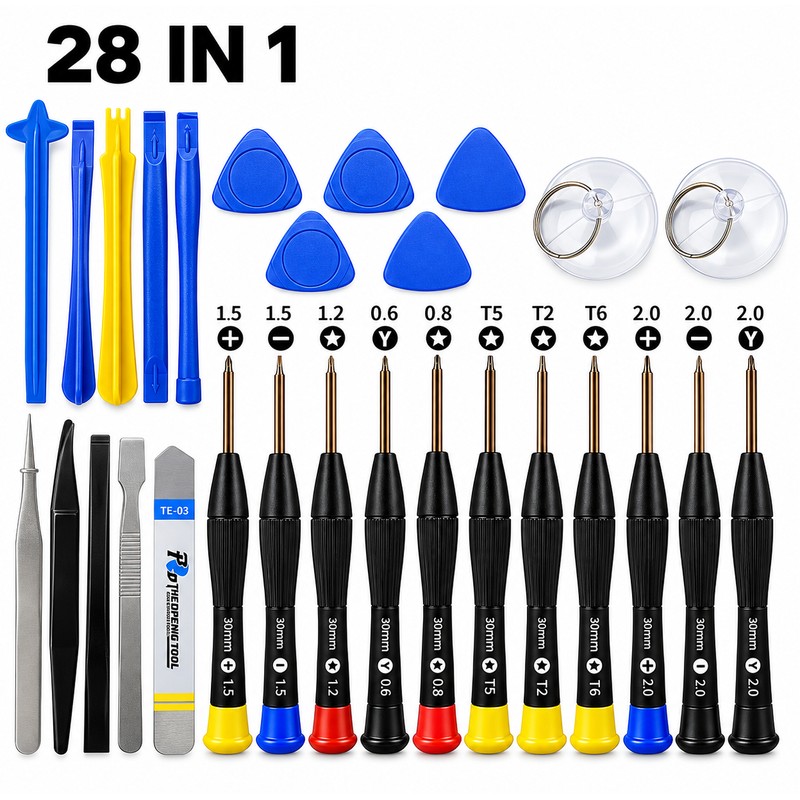 40-in-1 Mobile Phone Repair Tool Kit – Screwdriver, Spudger &