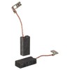 vhbw 2 x Carbon Brush Motor Carbon Abrasive Carbon 7