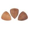 Wood Guitar Pick Holder Set 3 Pcs Wooden Guitar Picks