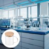 YOKIVE Glass Beaker with Wood Lid, Laboratory Use Liquid Measuring