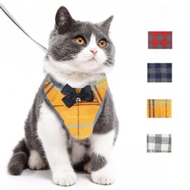 Cat Harness, Dog Harness and Leash Set, Bunny Rabbit Ferret Harness with Adjustable Buckle Comfort for Pet Kitten Small Animals Harnesses