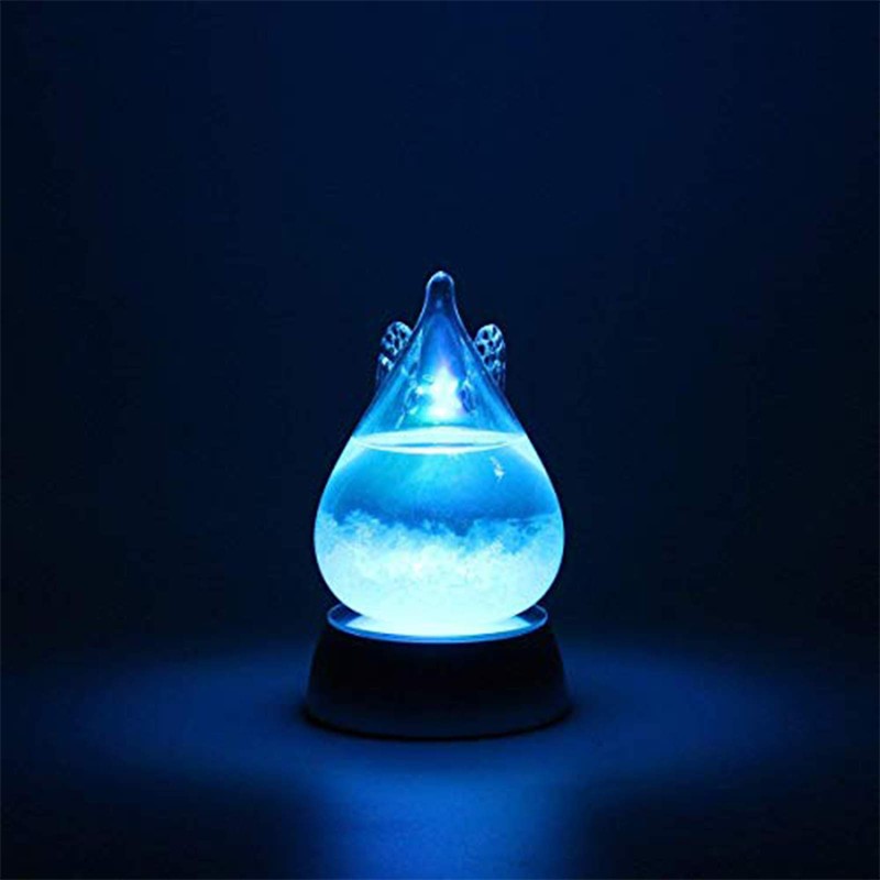 4" LED Rotating Display Base for Crystals Glass Art, Colorful