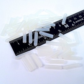 50 Piece 3/32" ID High Temp Silicone Rubber End Caps - Powder Coating, Painting, Plating, Blasting Protection