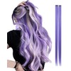 2 x Clip-In Hair Extension Highlights Streaks, Colourful Hair Highlights