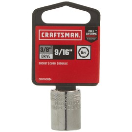 CRAFTSMAN Shallow Socket, SAE, 3/8-Inch Drive, 9/16-Inch, 6-Point (CMMT43004)
