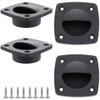 VTurboWay 4 Pcs Nylon Square Flush Pull Handle, Marine Boat