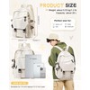 White Backpack for School, Small High School Bookbag Back Pack