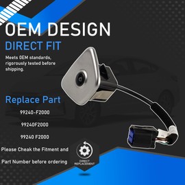 YzusGomumu 99240-F2000 Rear View Parking Assist Camera Compatible with 2019 2020 Hyundai Elantra Tailgate Backup Camera Replaces 99240F2000 99240 F2000