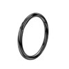 FANSING Titanium Nose Rings Black 20g Nose Hoop 6mm 20