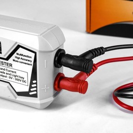 Super LED Tester, Auto Sensing 85-265 V Hot Cold Isolation Real Time Digital Display Integrated TV Backlight Tester Fireproof for Inspection (EU Plug)